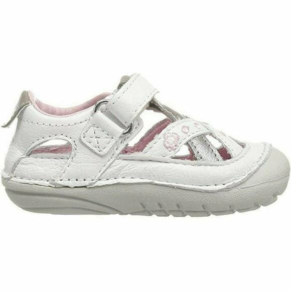 Stride Rite Kid's Soft Motion Kiki Shoe (Infant): Leather, SZ 4 XW, Easy-On - Picture 2 of 5